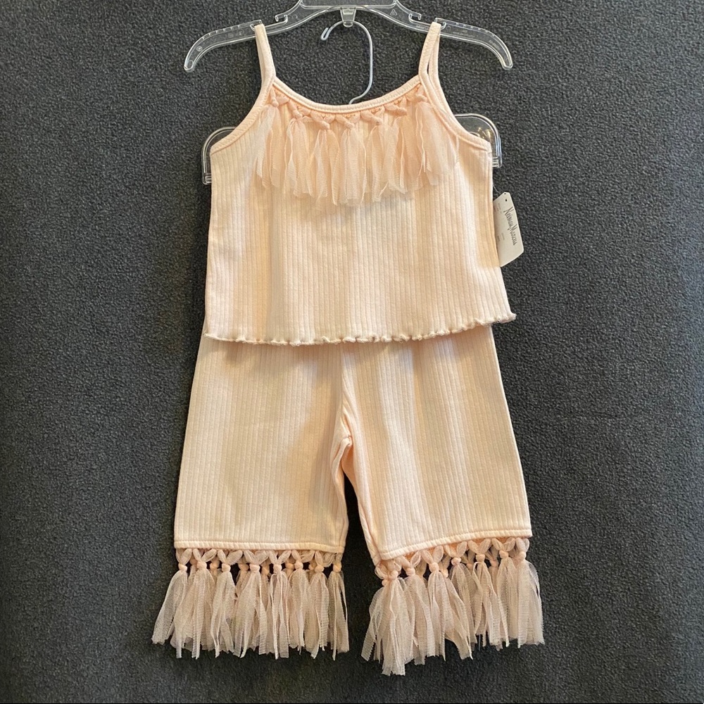 Vintage Charabia Paris Baby Pink Set Girls 18 mos
